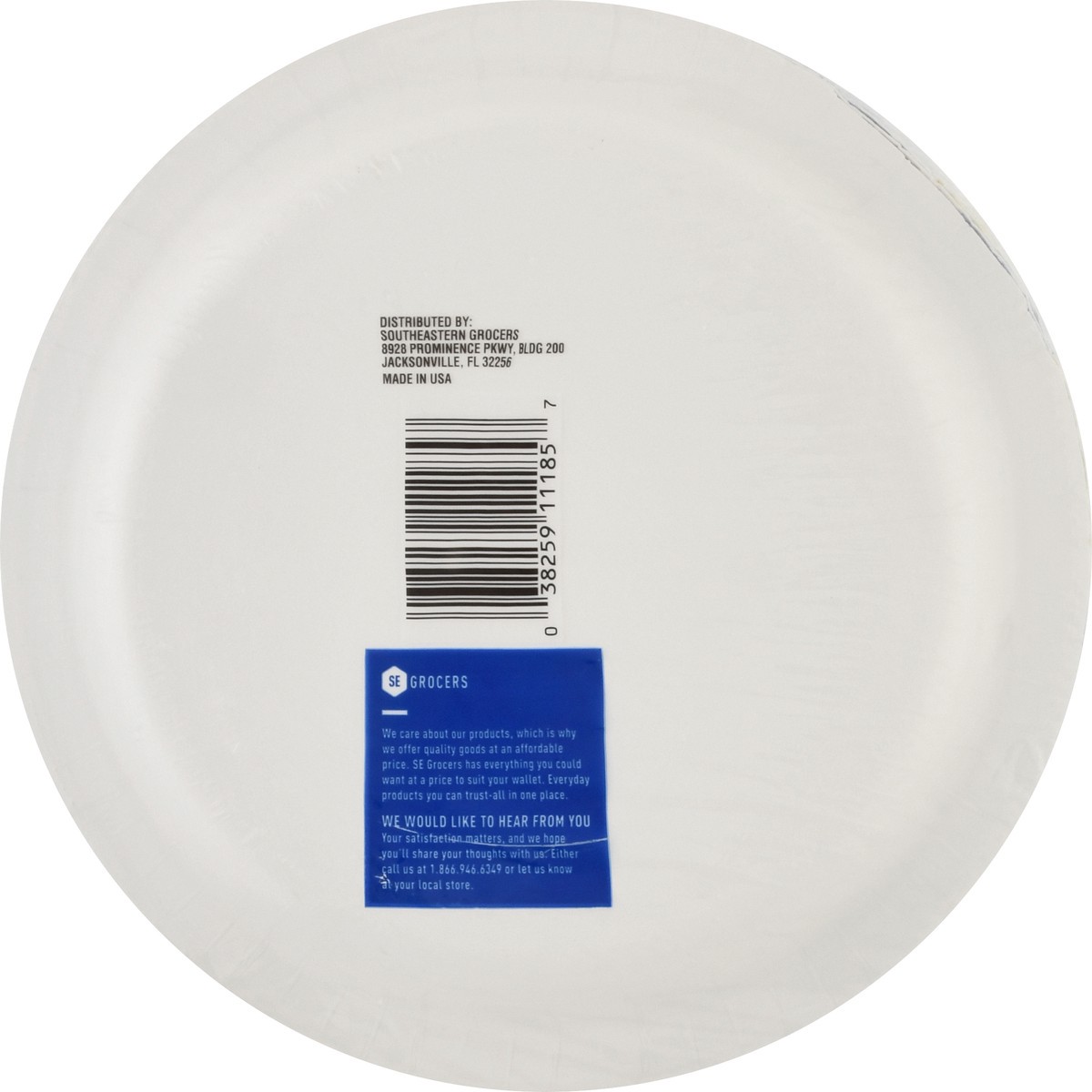 slide 11 of 11, SE Grocers Paper Plates 8 1/2'' Lunch Size Heavy Duty Designer - 160 CT, 160 ct