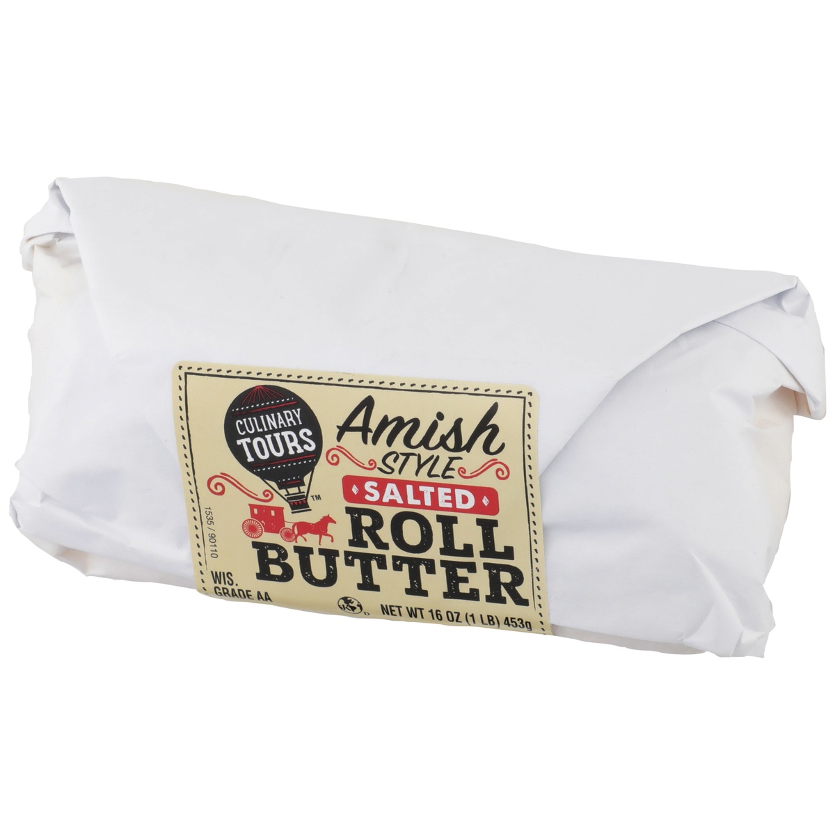 slide 3 of 10, Culinary Tours Salted Amish Style Roll Butter, 16 oz