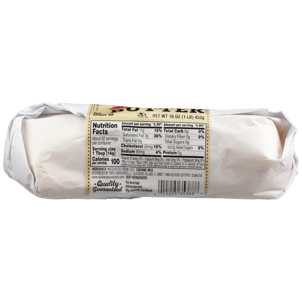 slide 8 of 10, Culinary Tours Salted Amish Style Roll Butter, 16 oz