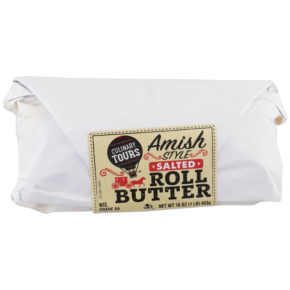 slide 1 of 10, Culinary Tours Salted Amish Style Roll Butter, 16 oz