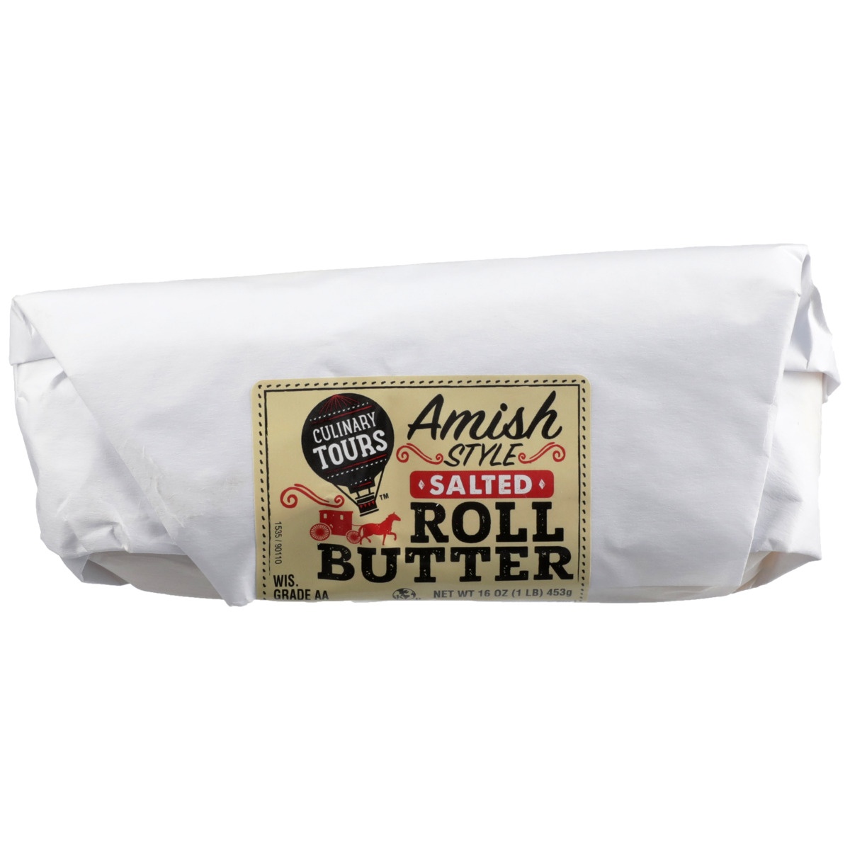 slide 9 of 10, Culinary Tours Salted Amish Style Roll Butter, 16 oz