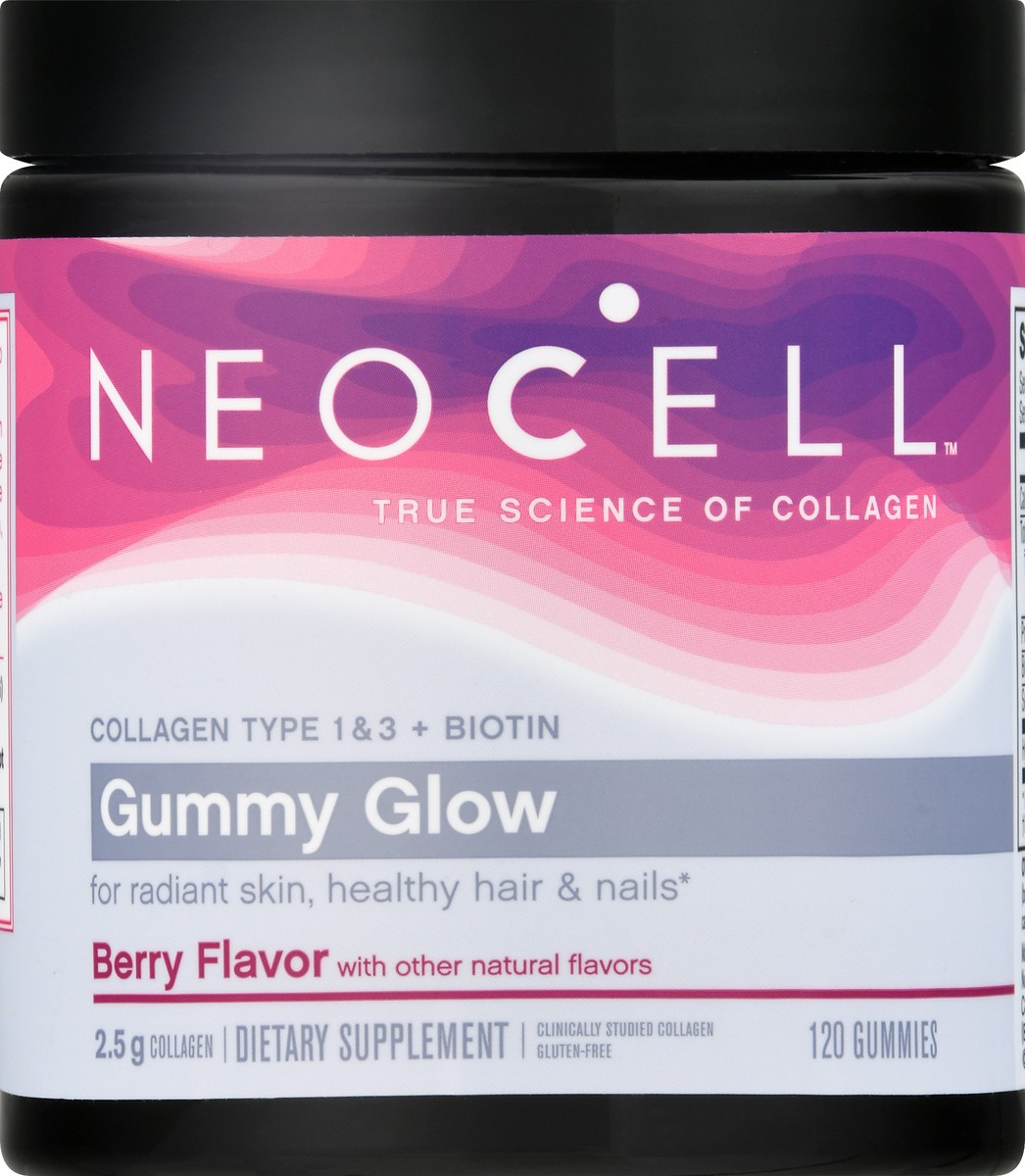 slide 8 of 11, NeoCell Gummies Berry Flavor Gummy Glow 120 ea, 1 ct