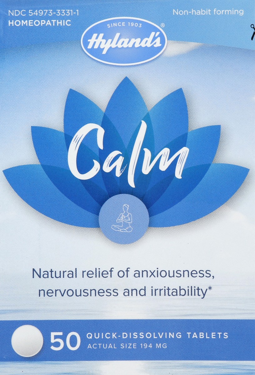 slide 5 of 6, Hyland's Calm Tablets, 50 ct