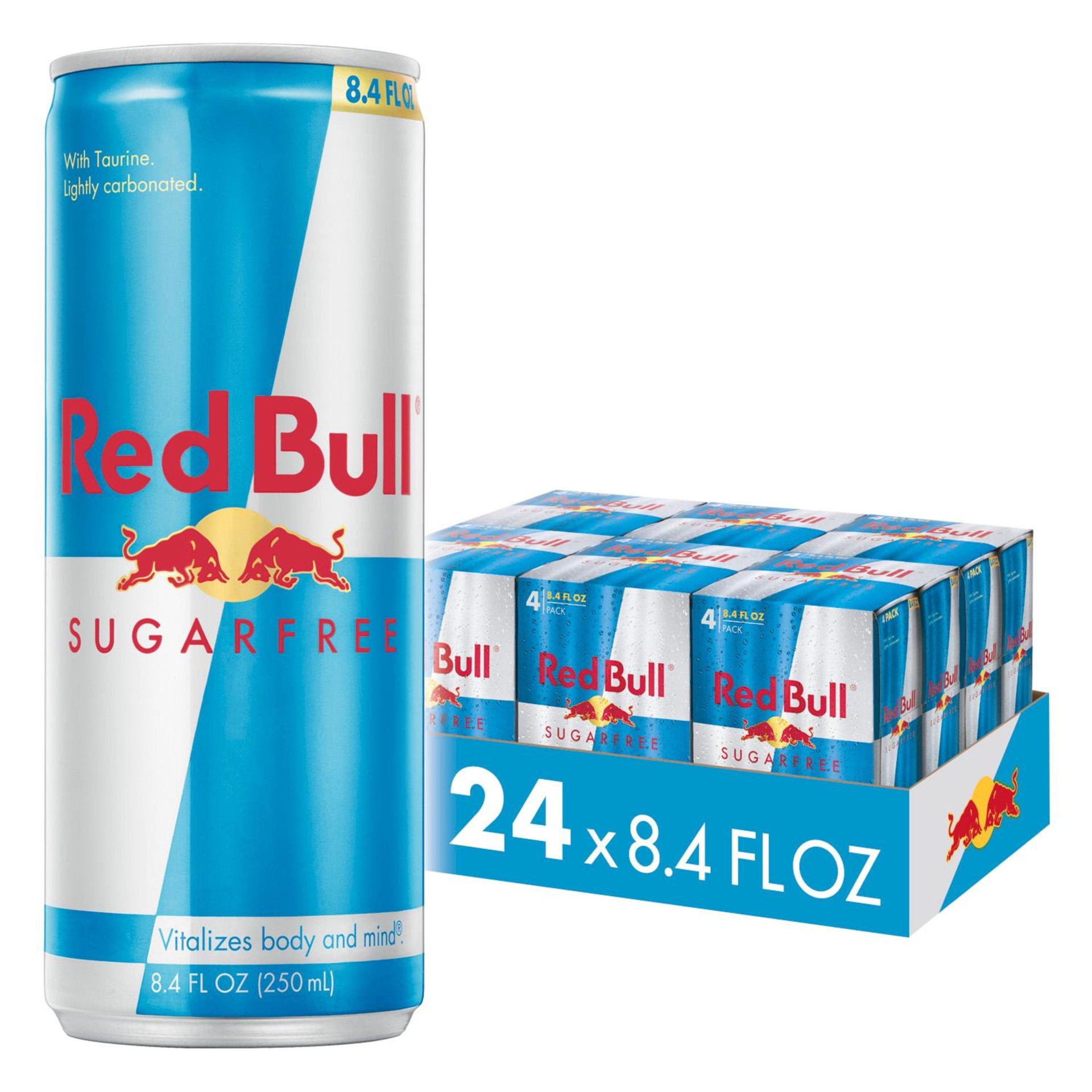 slide 1 of 5, Red Bull Sugarfree Energy Drink 6 - 4 Can Packs, 6 ct