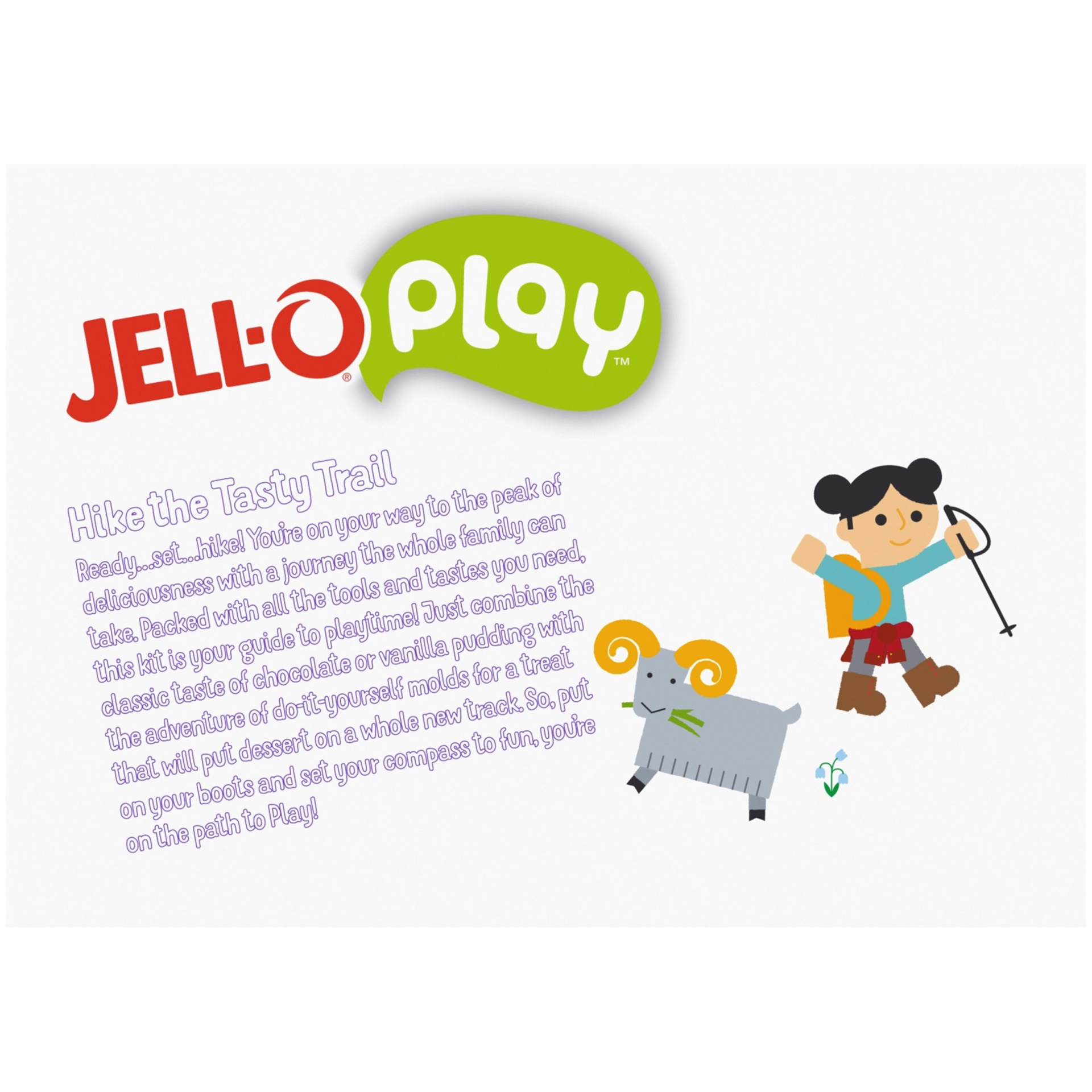 slide 2 of 2, Jell-O Play Hiking Pudding Pop Mold Kit with Chocolate & Vanilla Instant Pudding Mix, 7.3 oz