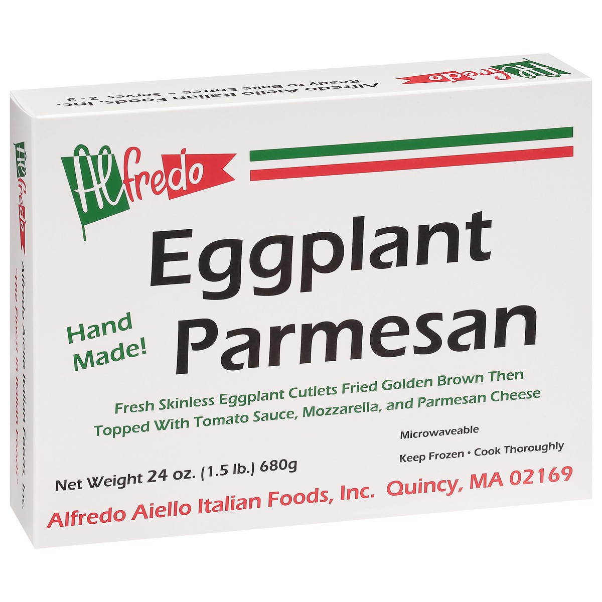 slide 7 of 14, Alfredo Eggplant Parmesan 24 oz, 24 oz