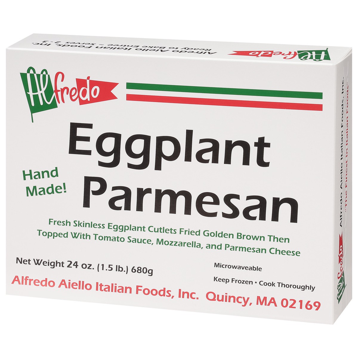 slide 10 of 14, Alfredo Eggplant Parmesan 24 oz, 24 oz
