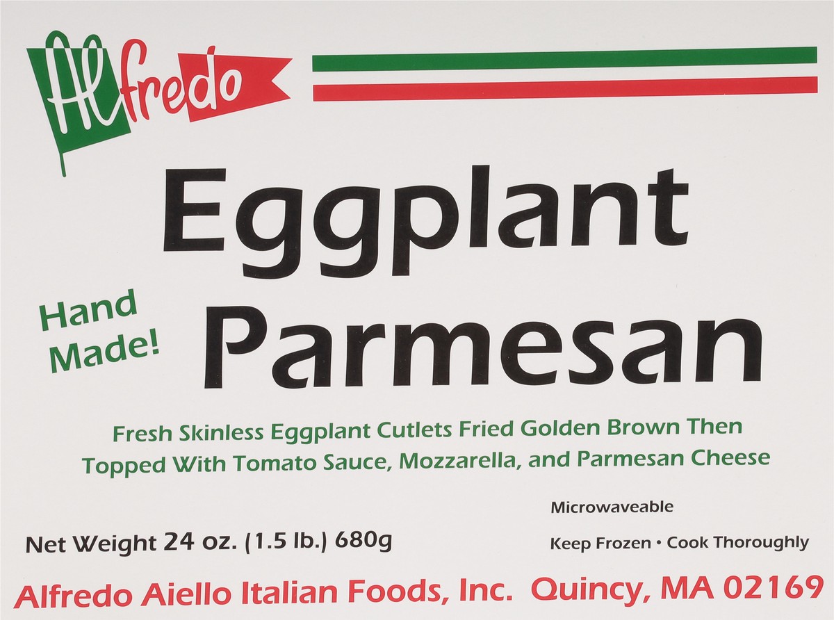 slide 2 of 14, Alfredo Eggplant Parmesan 24 oz, 24 oz