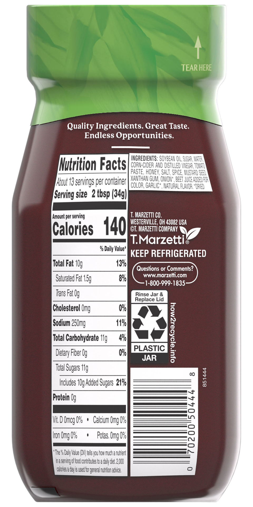 slide 3 of 4, Marzetti Honey French Dressing, 13 oz