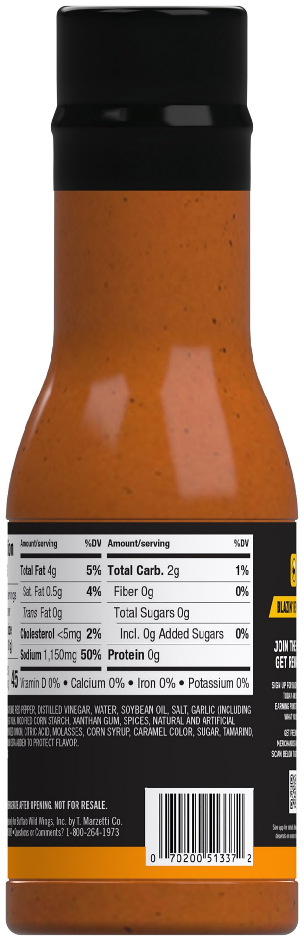 slide 2 of 2, Buffalo Wild Wings Spicy Garlic Sauce - 12 fl oz, 12 fl oz
