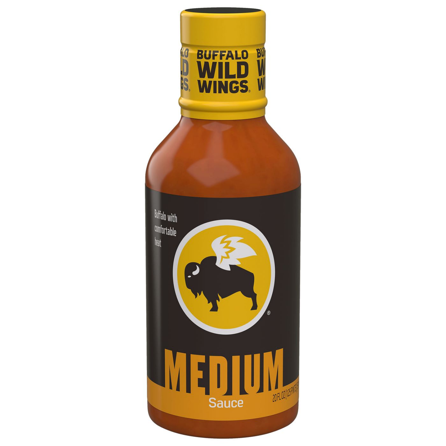 slide 1 of 2, Buffalo Wild Wings Medium Sauce 20 fl oz, 20 fl oz