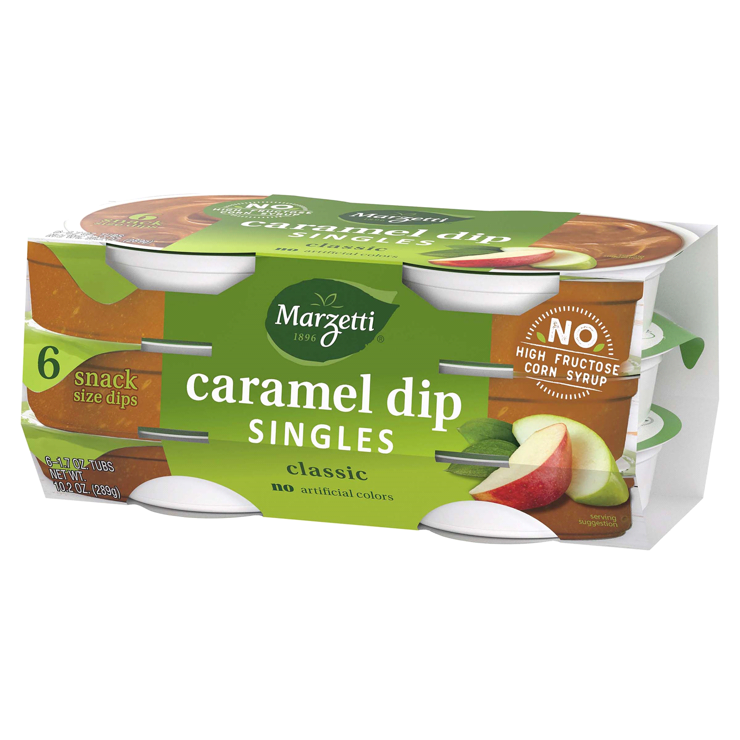 slide 3 of 5, Marzetti Singles Classic Caramel Dip 6 - 1.7 oz Tubs, 6 ct