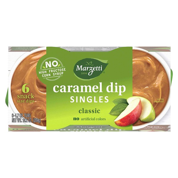 slide 12 of 25, Marzetti Caramel Dip Snack Pack, 6 ct, 1.7 oz, 6 ct, 1.7 oz