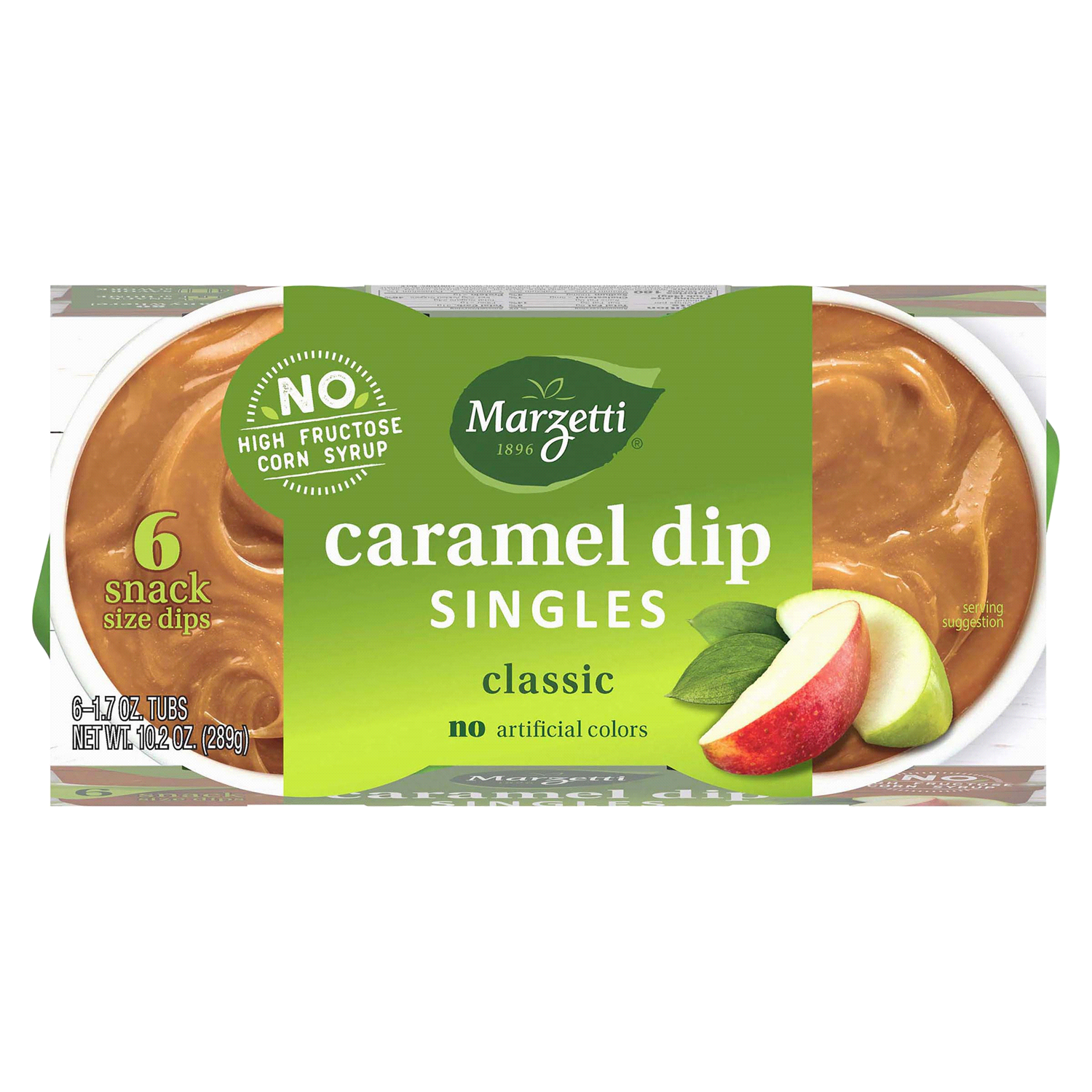slide 5 of 5, Marzetti Singles Classic Caramel Dip 6 - 1.7 oz Tubs, 6 ct