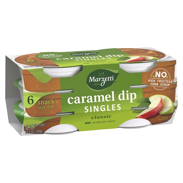 slide 8 of 25, Marzetti Caramel Dip Snack Pack, 6 ct, 1.7 oz, 6 ct, 1.7 oz