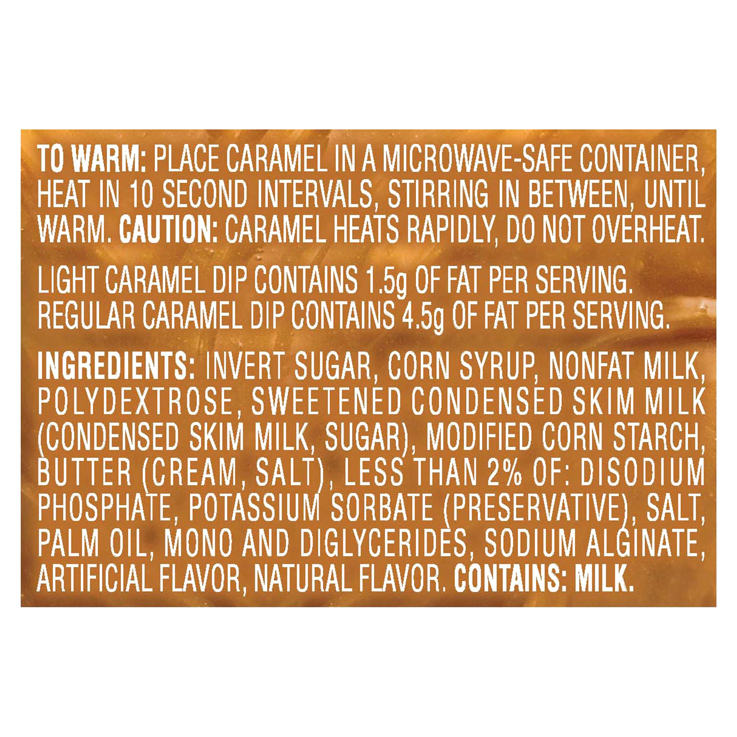 slide 4 of 5, Marzetti Light Classic Caramel Dip 13.5 oz. Tub, 13.5 oz