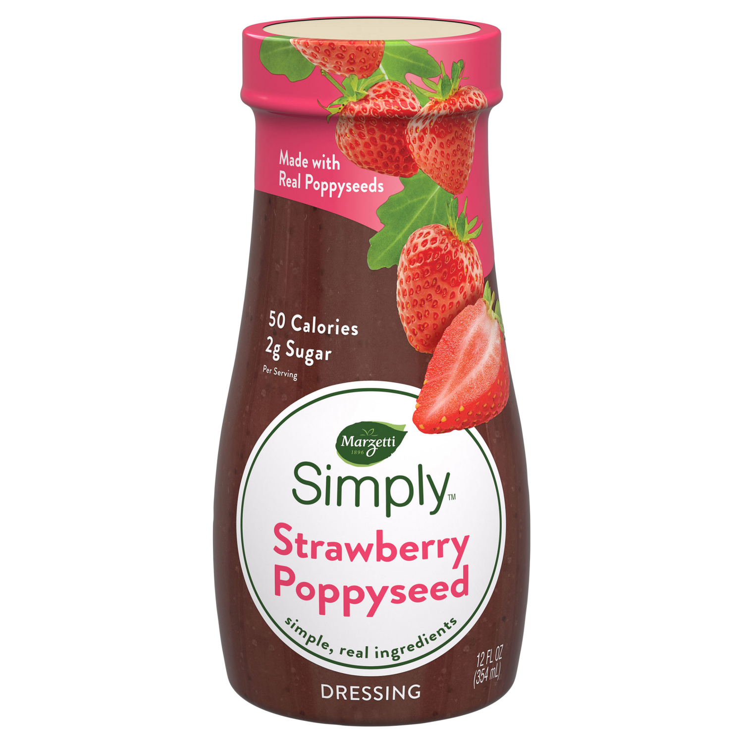 slide 1 of 1, Marzetti Simply™ Strawberry Poppyseed Salad Dressing, 12 oz