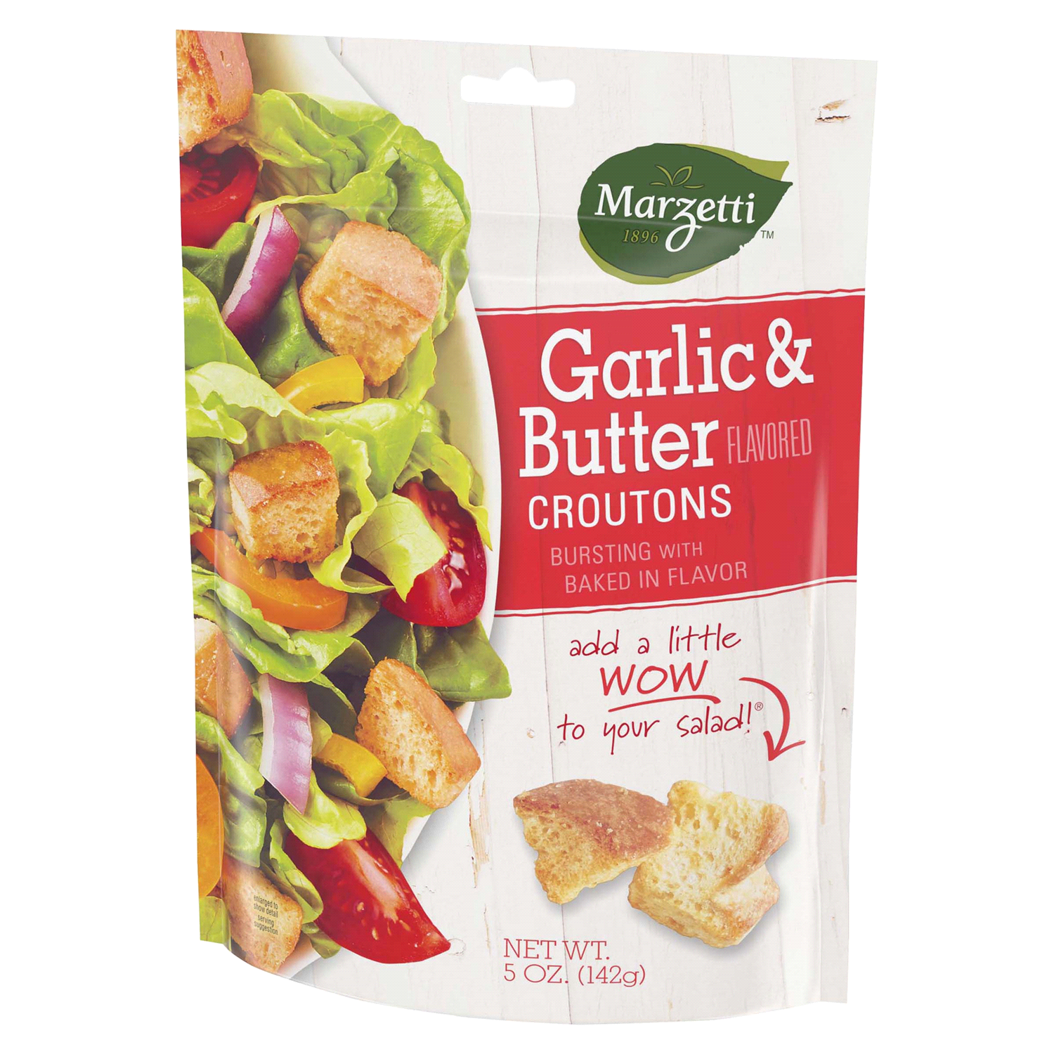 slide 3 of 4, Marzetti Garlic & Butter Flavored Croutons 5 oz. Bag, 5 oz