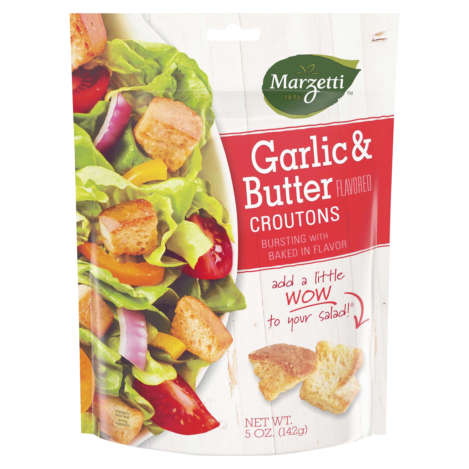 slide 1 of 4, Marzetti Garlic & Butter Flavored Croutons 5 oz. Bag, 5 oz