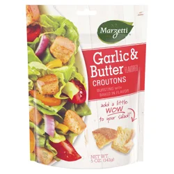 Marzetti Garlic & Butter Flavored Croutons 5 oz. Bag