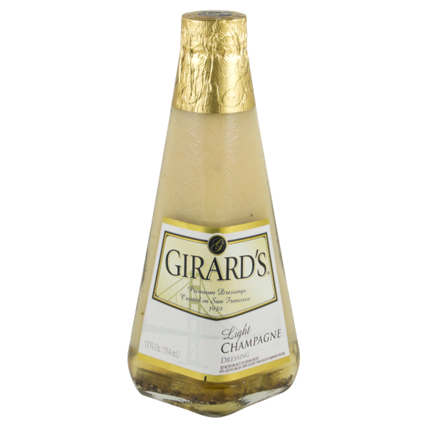 slide 1 of 3, Girard's Champagne 60 Calorie Vinaigrette 12 fl. oz. Bottle, 12 fl oz