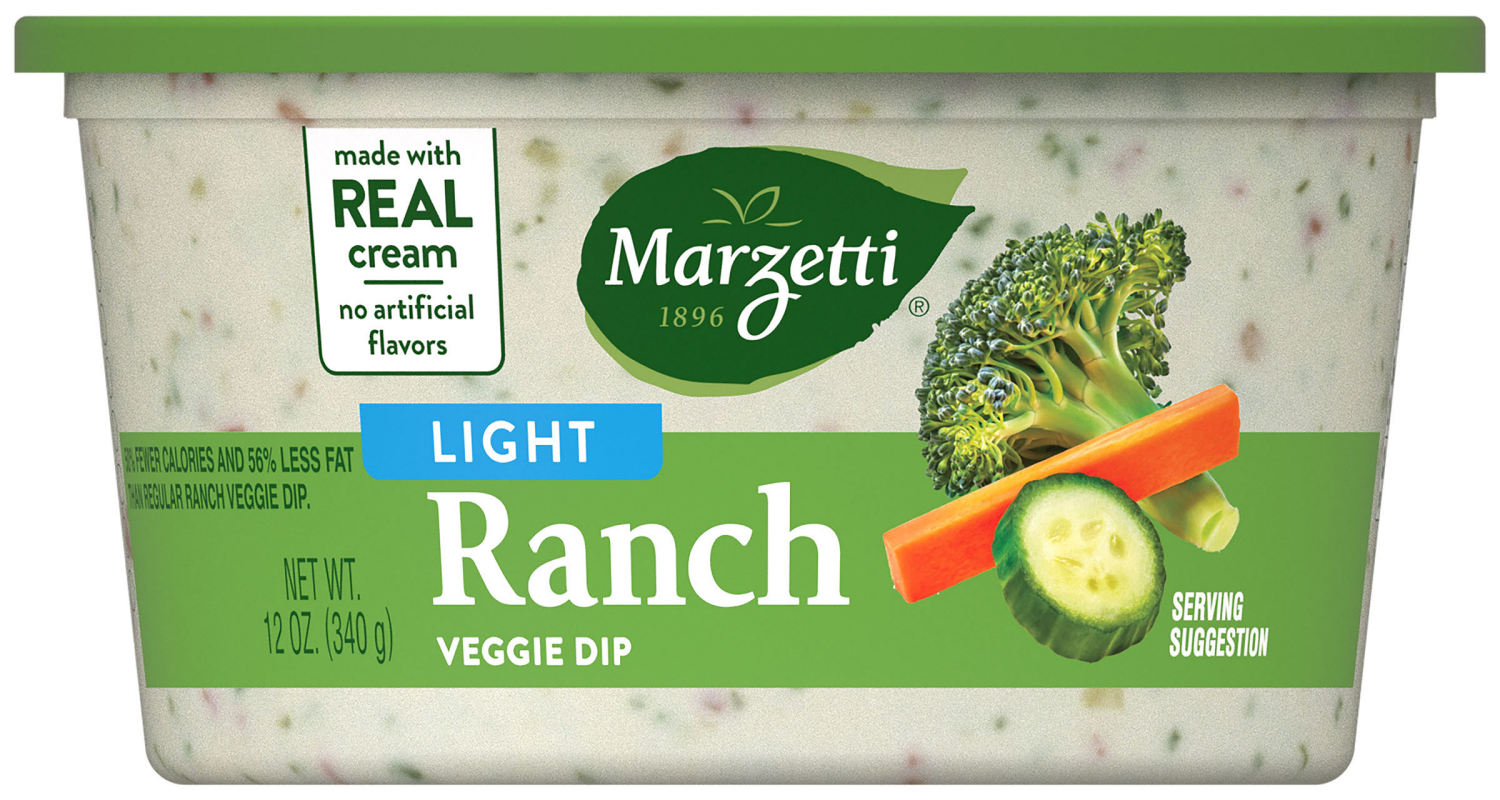 slide 1 of 1, Marzetti Light Ranch Veggie Dip, 12 oz