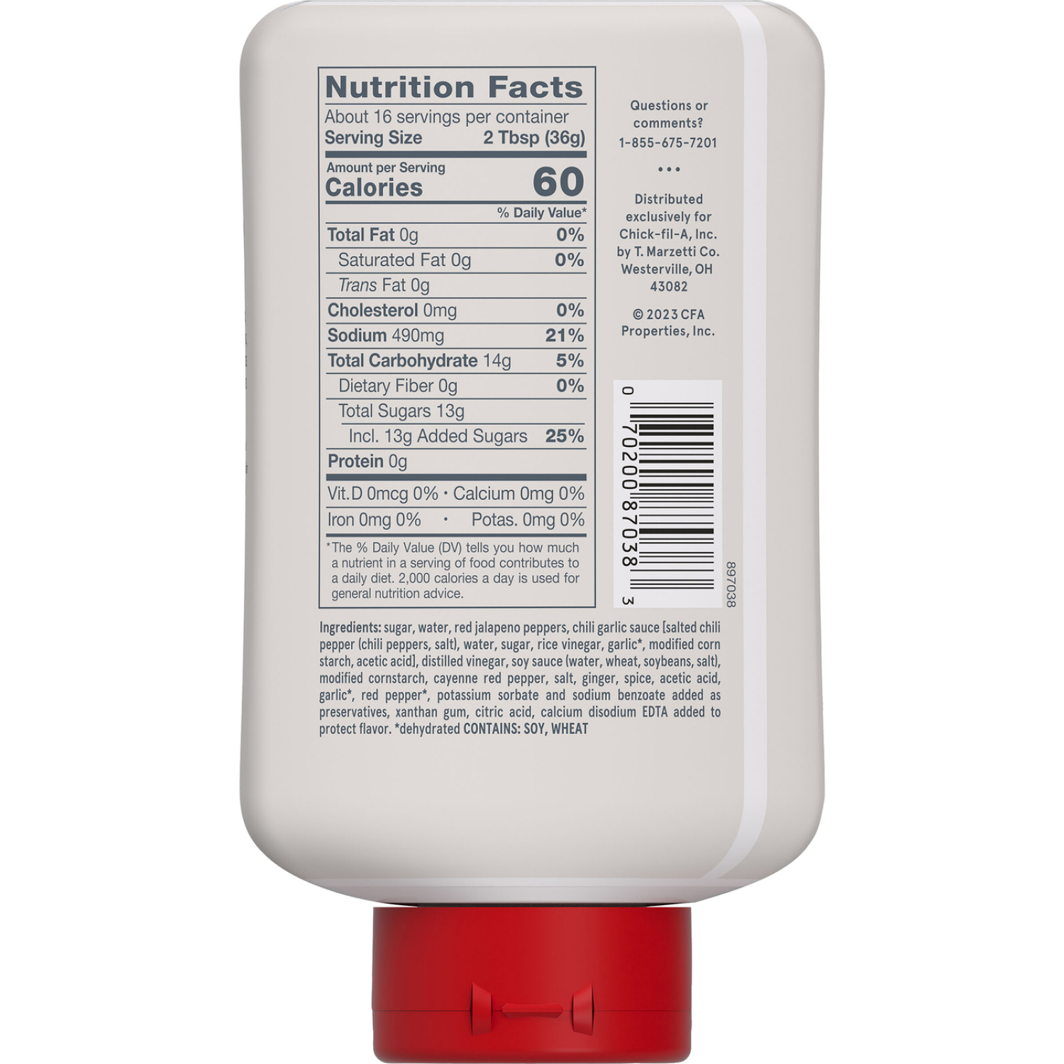 slide 2 of 3, Chick-fil-A Sweet & Spicy Sriracha Sauce 16 fl oz, 16 oz