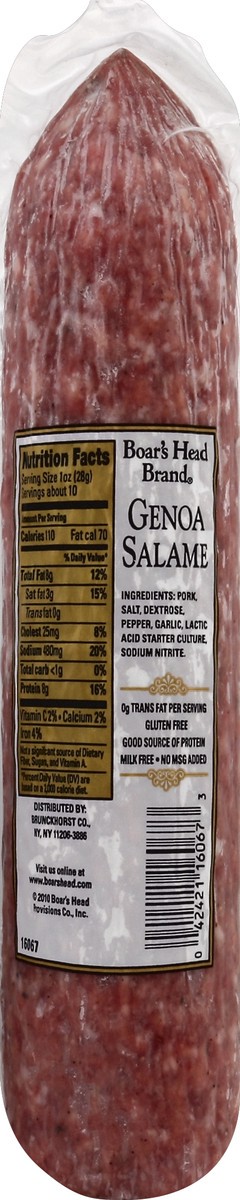 slide 6 of 6, Boar's Head Salame 10.5 oz, 10.5 oz