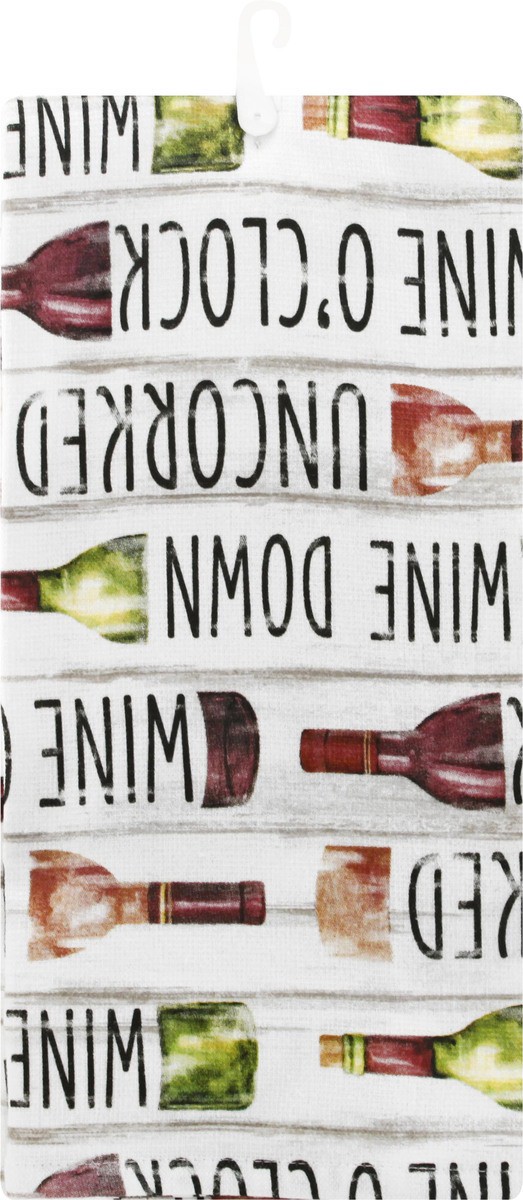 slide 6 of 8, Kay Dee Designs Kay Dee Uncorked Towel Wine Down, 1 ct