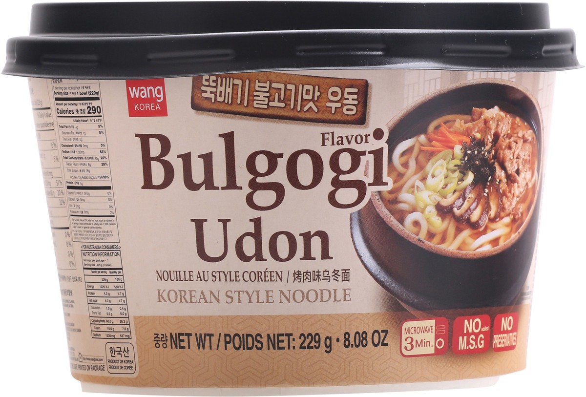 slide 6 of 9, Wang Korea Wang Bowl Udon Korean Bulgogi Flavor - 8.8 Oz, 8.8 oz
