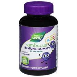 Nature's Way Kids Sambucus Elderberry Immune Gummy 60 Gummies