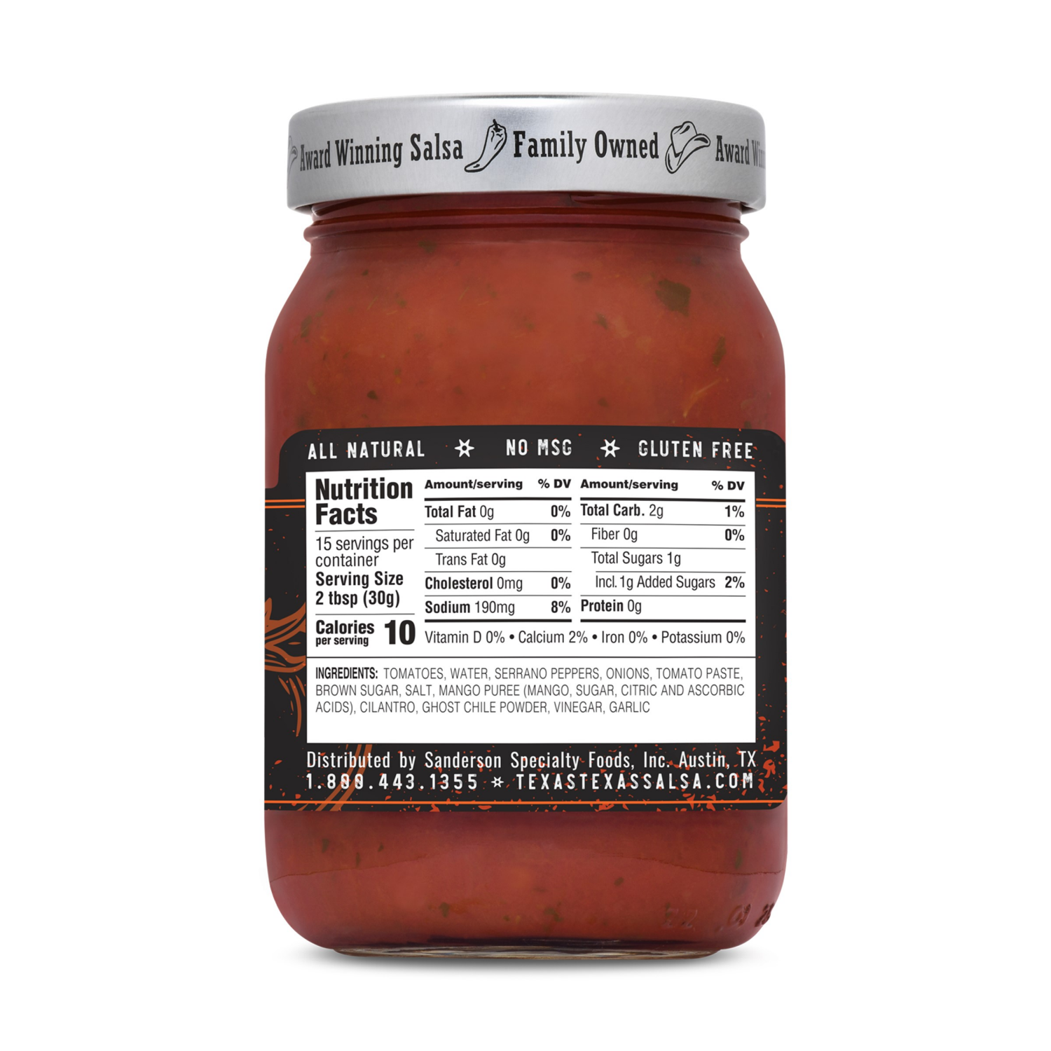 slide 2 of 4, Texas Texas Ghost Pepper Fury Salsa, 16oz, 16 oz