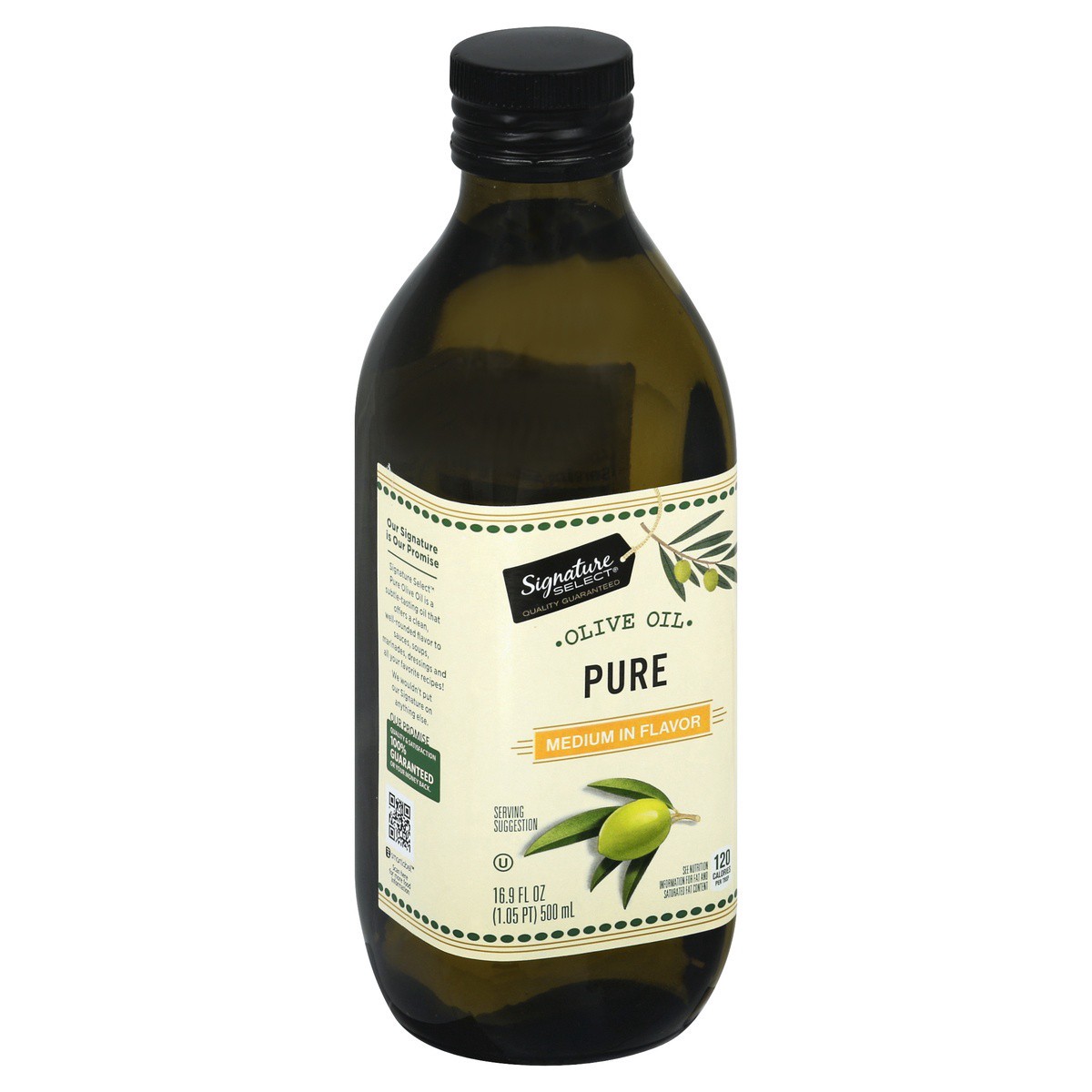 slide 1 of 7, Signature Select Pure Olive Oil 16.9 fl oz, 16.9 fl oz