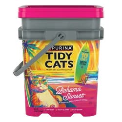Tidy Cats Bahama Sunset Scented Clumping Cat Litter Odor Control Formula