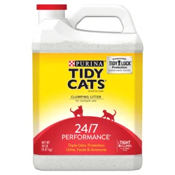 Tidy Cats Purina Tidy Cats Clumping Cat Litter, 24/7 Performance Multi Cat Litter - 20 lb. Jug