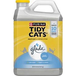Tidy Cats Purina Tidy Cats Clumping Multi Cat Litter, Glade Clear Springs - 20 lb. Jug