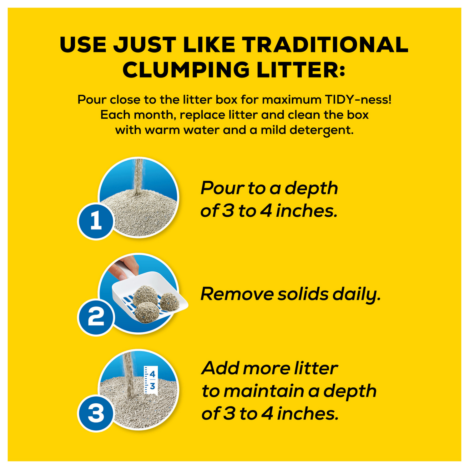 slide 3 of 5, Tidy Cats Purina Tidy Cats Low Dust, Multi Cat, Clumping Cat Litter Odor Control Formula, LightWeight Glade Clear Springs - 17 lb. Pail, 17 lb