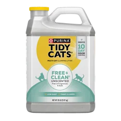 Tidy Cats Purina Tidy Cats Clumping Cat Litter, Free & Clean Unscented Multi Cat Litter - 20 lb. Jug