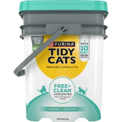 Tidy Cats Purina Tidy Cats Free and Clean Unscented Cat Litter - 35 lb. Pail