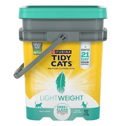 Tidy Cats Light Weight Multi-Cat Free & Clean Unscented Clumping Litter 17 lb