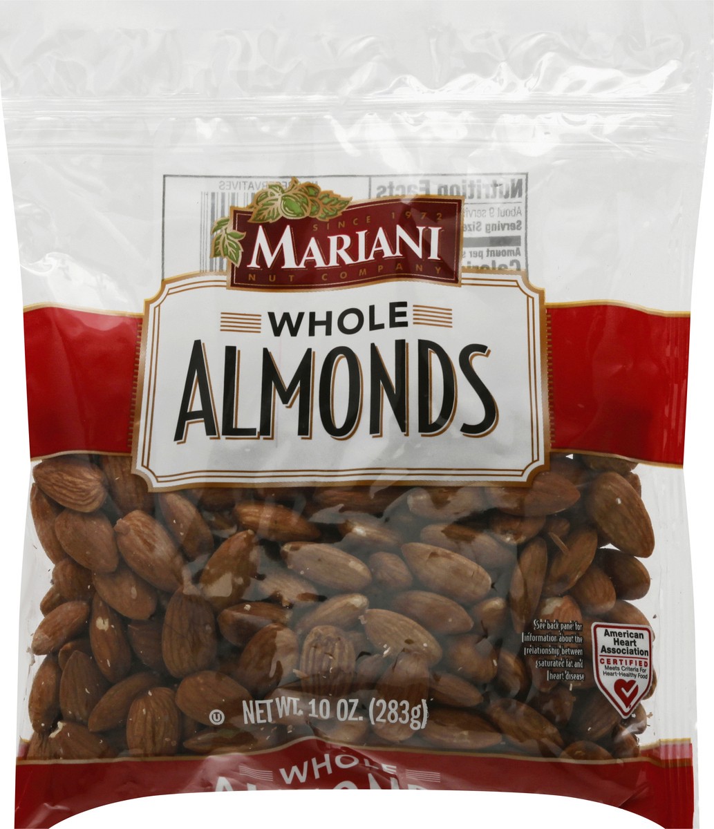 slide 1 of 13, Mariani Whole Almonds 10 oz, 10 oz