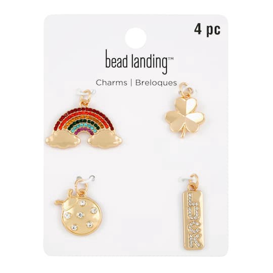 slide 1 of 3, Lucky Mix Charm Set By Bead Landing, 8mm to 16mm charm size