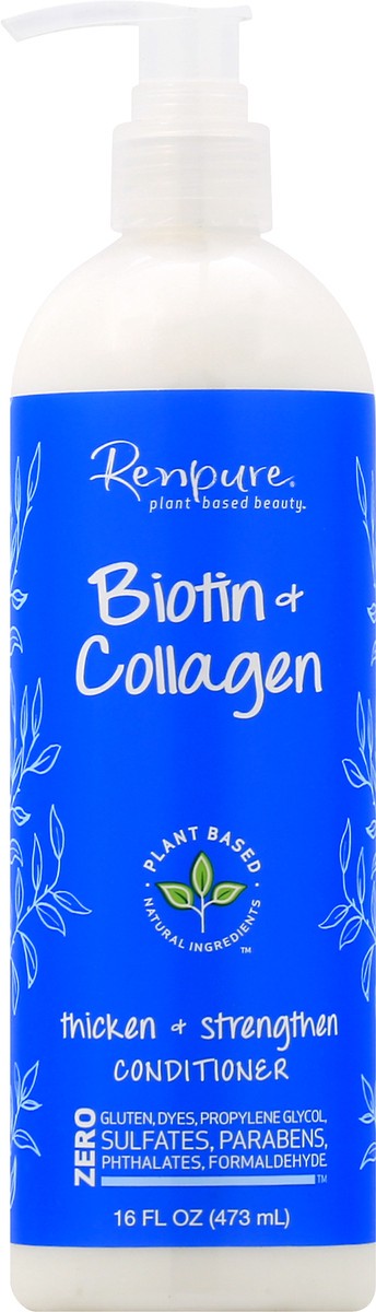 slide 8 of 12, Renpure Thicken & Strengthen Biotin & Collagen Conditioner 16 oz, 16 oz