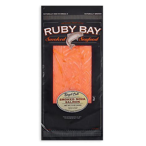 slide 1 of 1, Ruby Bay Nova Bagel Cuts - 12 Oz, 12 oz