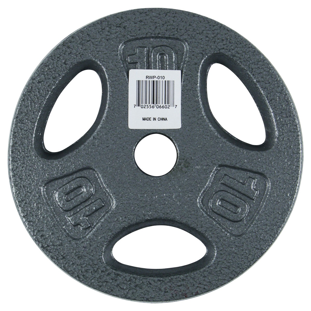 slide 2 of 2, CAP Barbell Standard Grip Plate, 10 lb