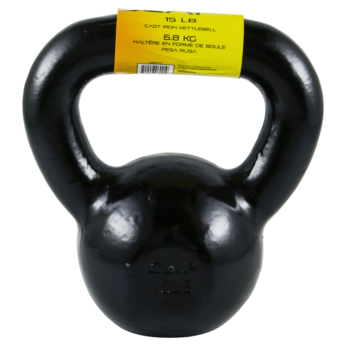 slide 3 of 3, CAP Barbell Cast Iron Kettlebell, 1 ct
