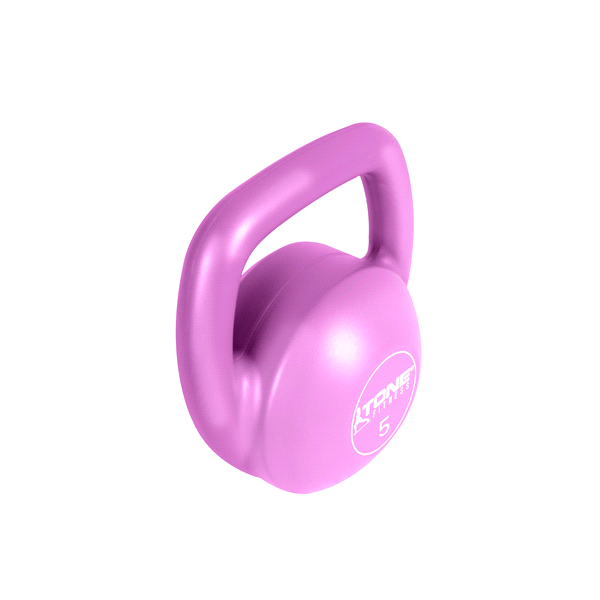 slide 8 of 13, Tone Fitness Vinyl Coated Cement Filled Kettlebell Weights, 1 ct