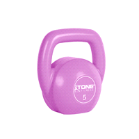 slide 13 of 13, Tone Fitness Vinyl Coated Cement Filled Kettlebell Weights, 1 ct