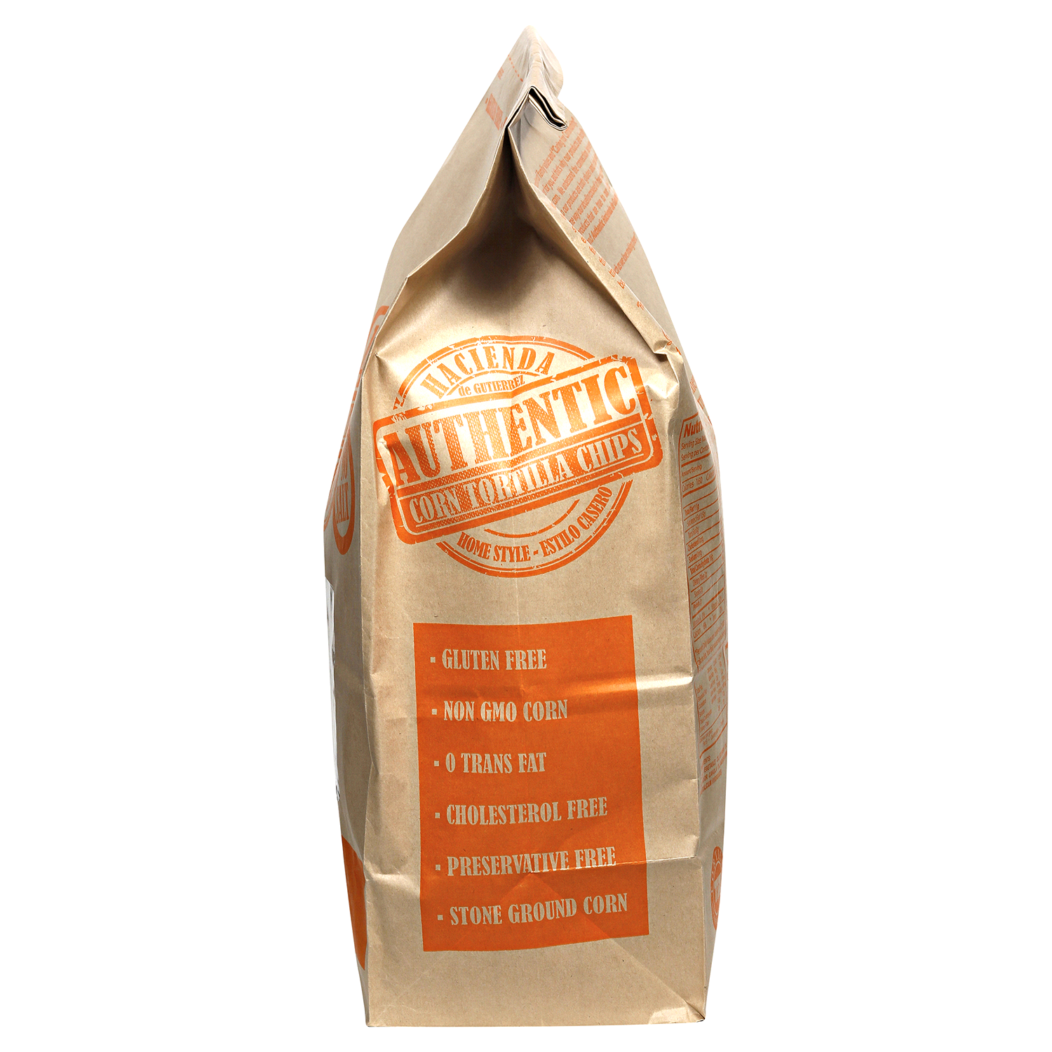 slide 3 of 3, Hacienda Authentic Corn Tortilla Chips with No Salt, 14 oz, 14 oz