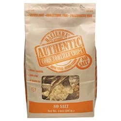 Hacienda Authentic Corn Tortilla Chips with No Salt, 14 oz